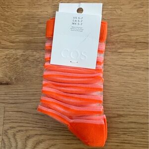 COS Double Stripe Mesh Socks